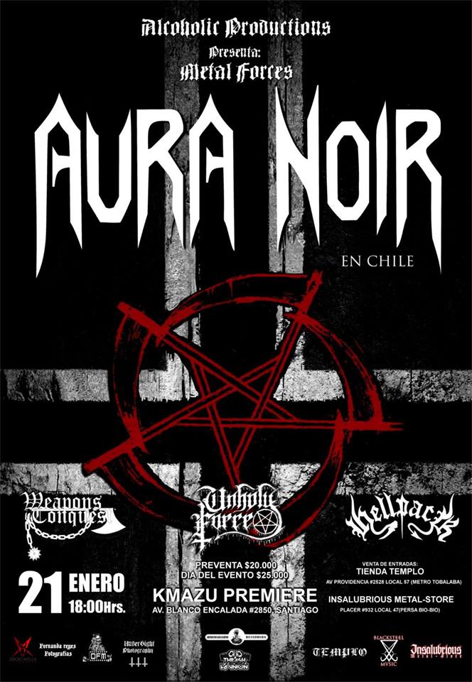 Aura Noir en Chile